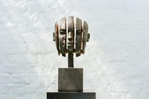 NUBIAN HEADS Bronze AntonSmit collectable sculpture art