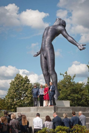 INAUGURATION ‘FAITH’ -  Monumental Statue - Belgium