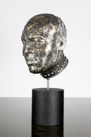NUBIAN HEAD - METAL-PLATED